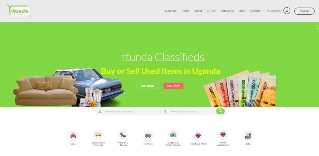 make money online on ttunda in Uganda