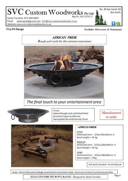 Boma fire pits for sale