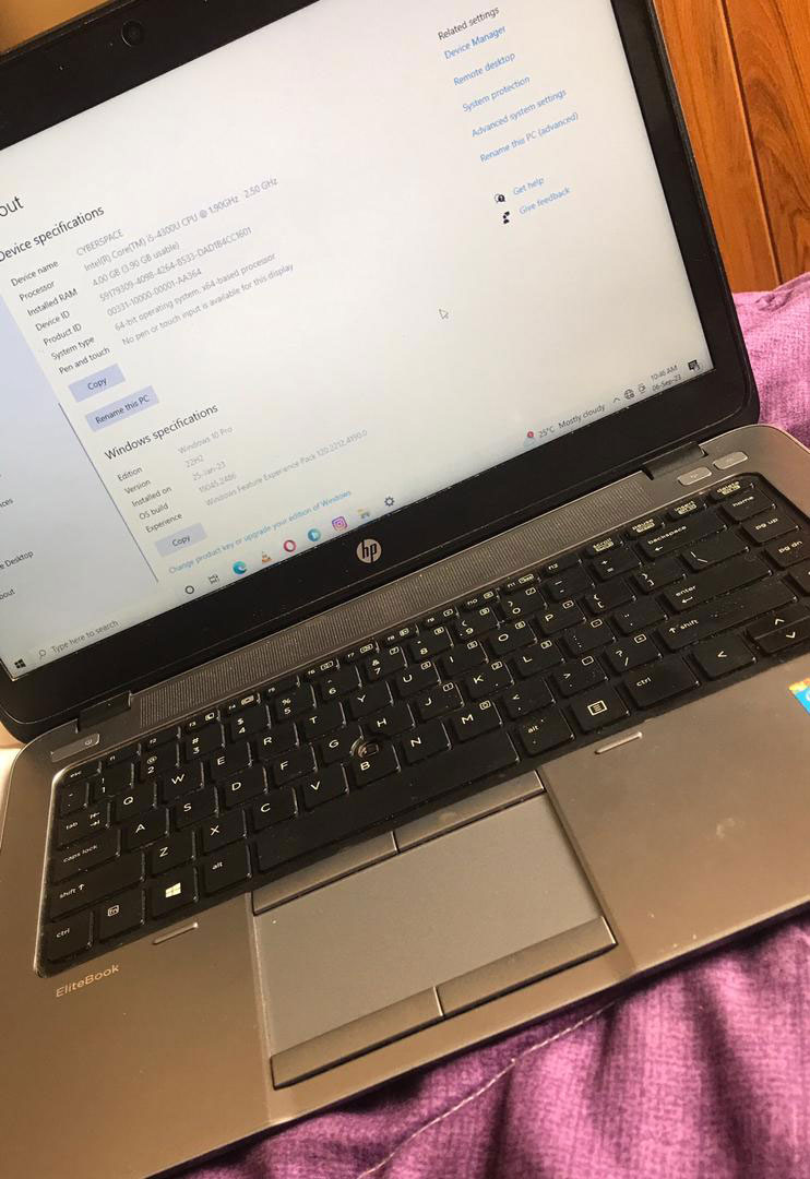 Laptop for sale in Uganda – HP EliteBook