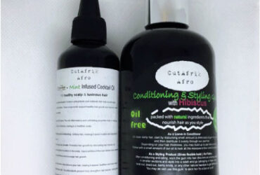 image showing a natural hair conditioner and styler