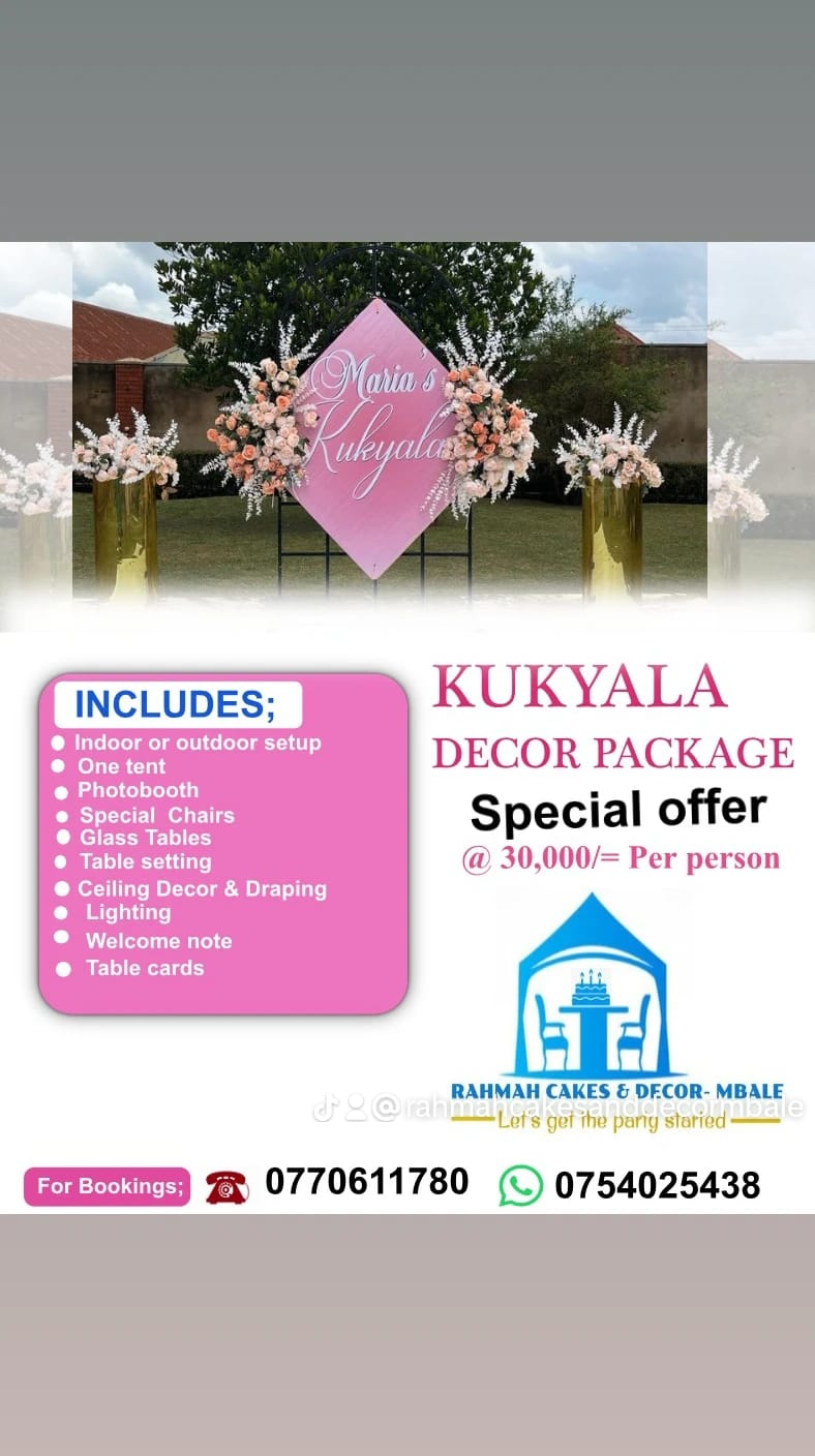 Kwanjula services in Mbale