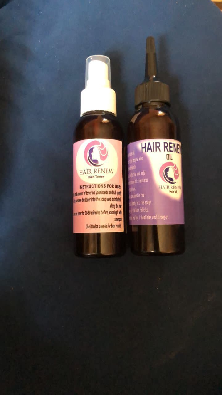 Hair renew hair product results