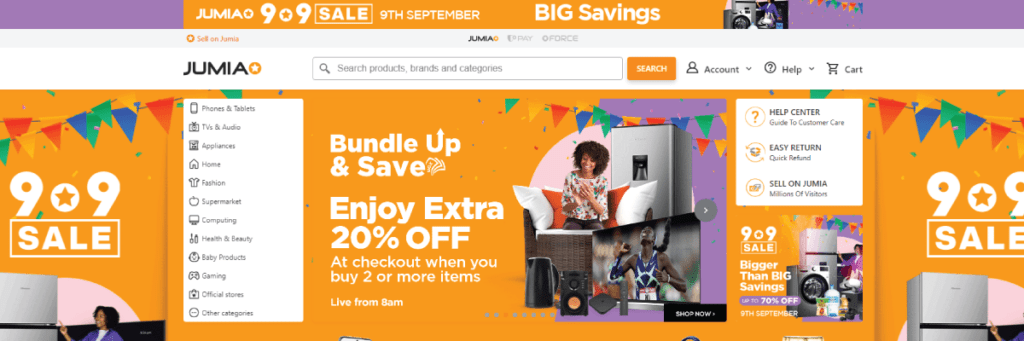 Jumia screenshot