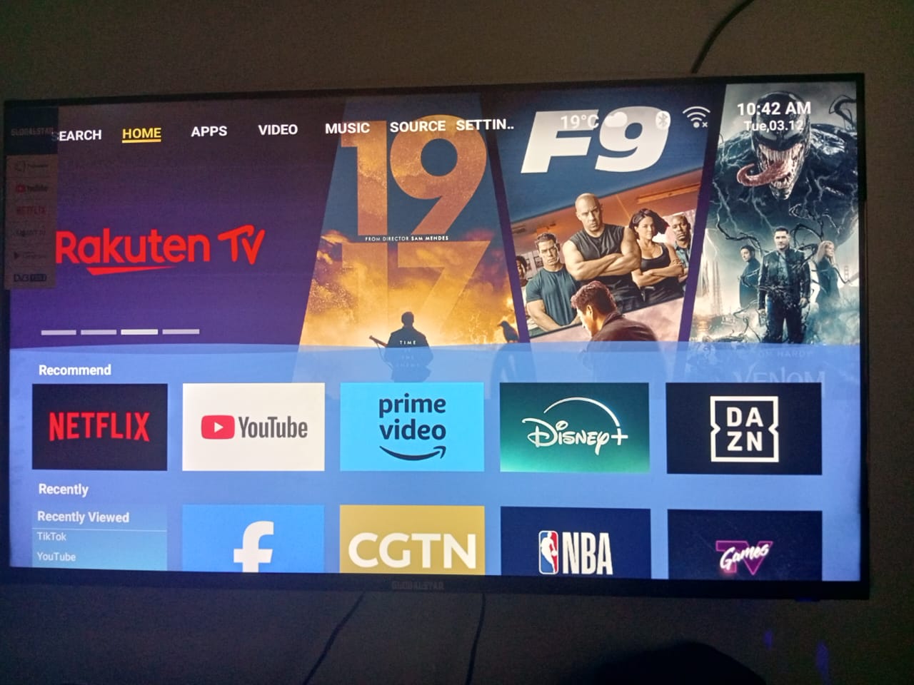 Smart TV for sale – inbuilt free to Air decoder