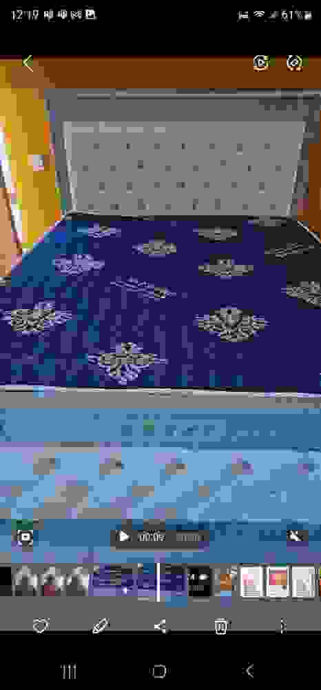 Queen size bed with Nile spring mattress
