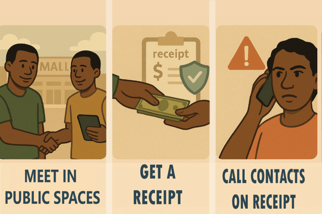 Ask for proof when buying used electronics in Uganda