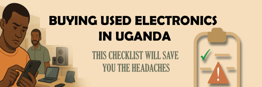 Image showing tis on buying used electronics in Uganda